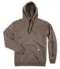 Troll Co. Men's Drudge "Dirty Hands Clean Money" Graphic Sleeve Hoodie sold by Work World