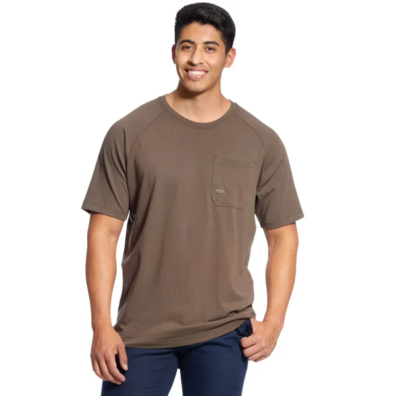 Ariat Men's Rebar CottonStrong T-Shirt_Moss made by Ariat