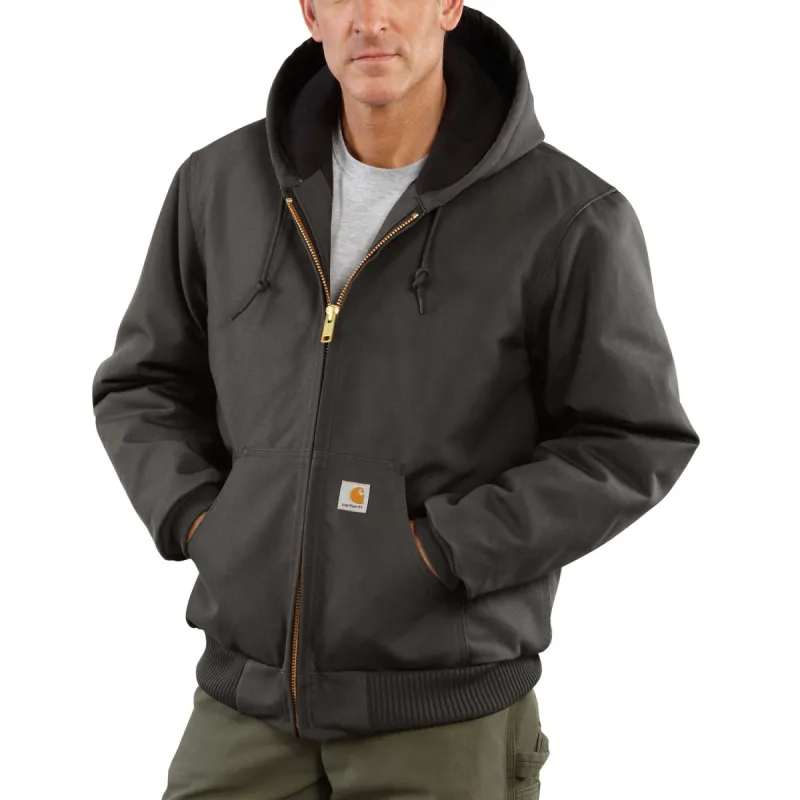 Carhartt Men's Duck Quilted Flannel Lined Active Jacket sold by Work World