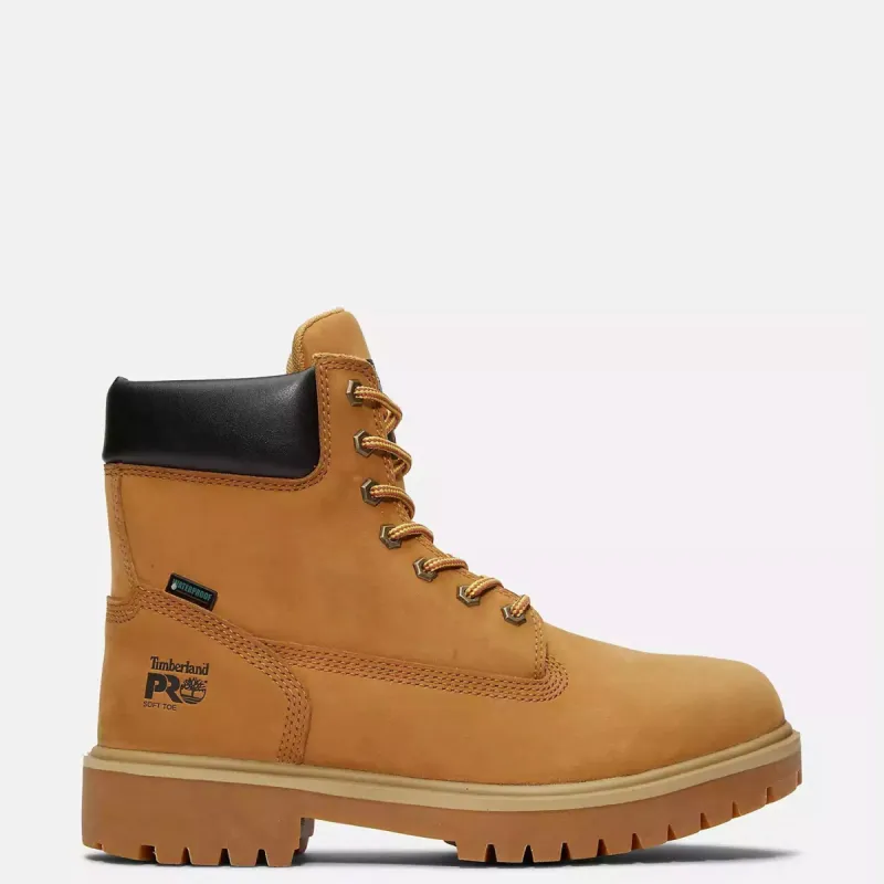 Timberland PRO Men's Direct Attach Waterproof 6" Soft Toe Work Boot sold by Work World