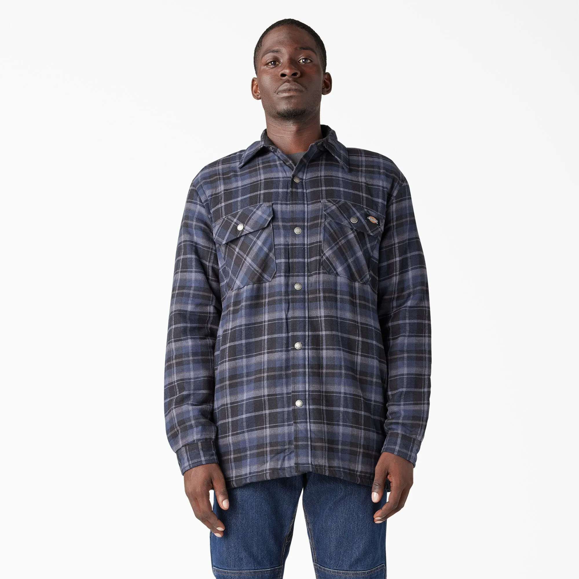 Dickies Men's Sherpa Lined Flannel Shirt Jac sold by Work World