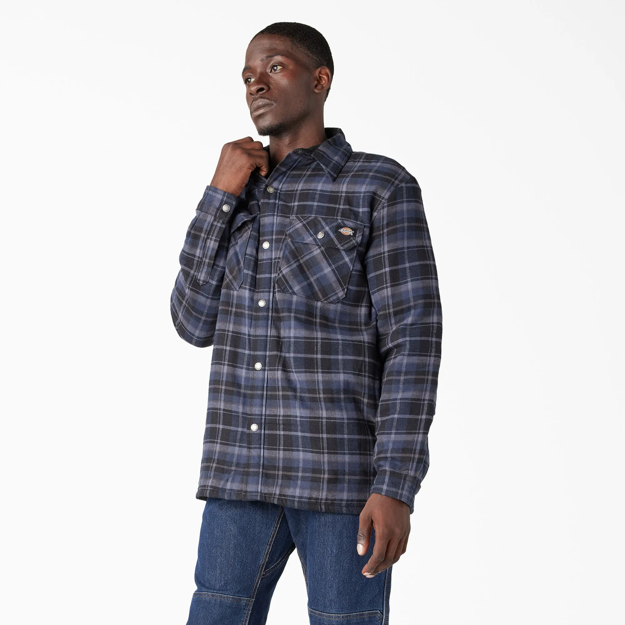 Dickies Men's Sherpa Lined Flannel Shirt Jac sold by Work World product image thumbnail 2