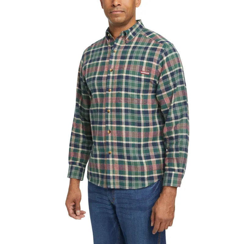 Wolverine Men's Hastings Button-Down Pocket Flannel Work Shirt sold by Work World