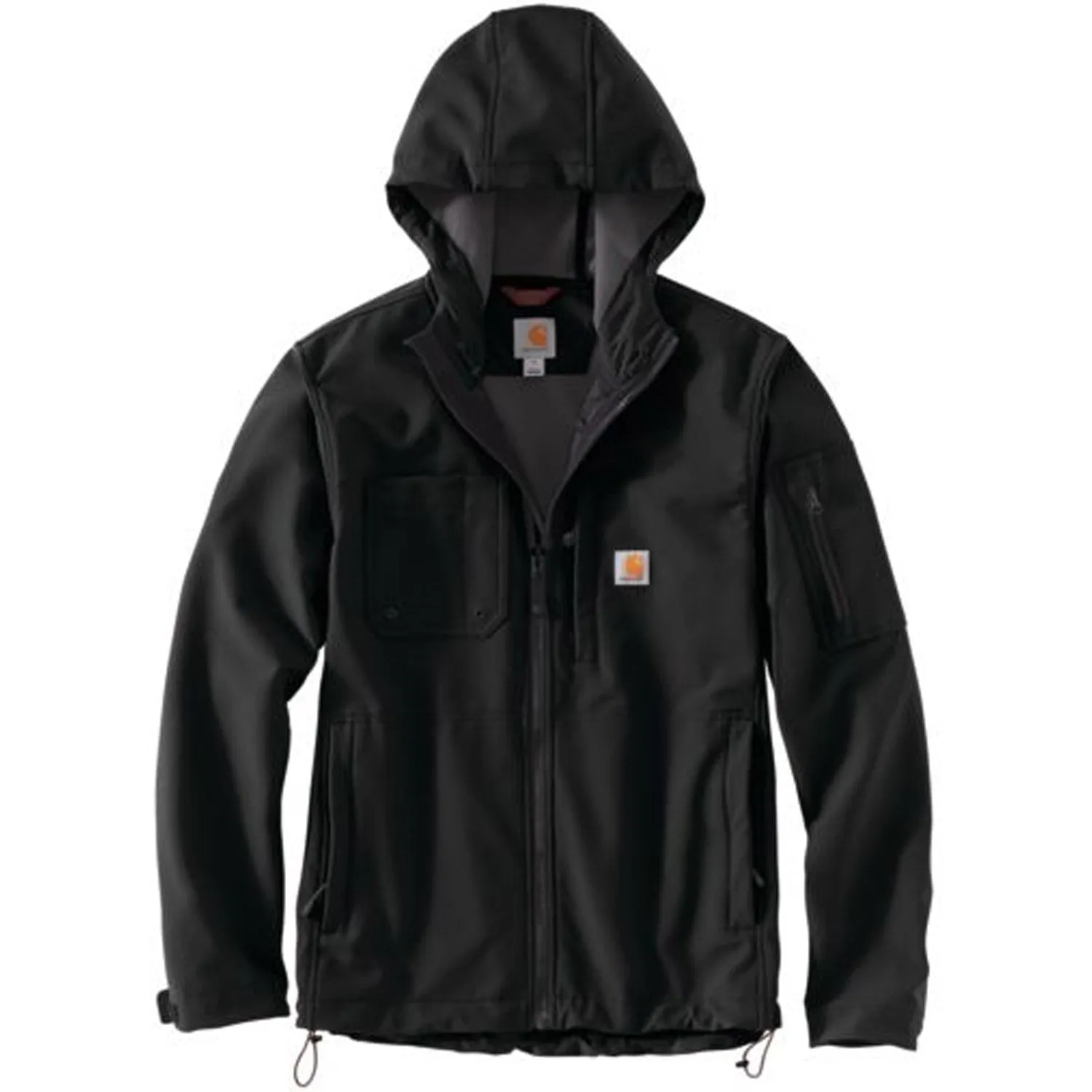Carhartt Men's Relaxed Fit Rain Defender® Softshell Hooded Jacket sold by Work World product image thumbnail 3
