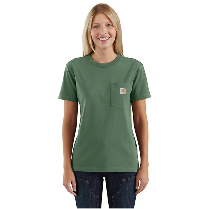 Carhartt Women's Short Sleeve Pocket T-Shirt_Frosted Balsam sold by Work World