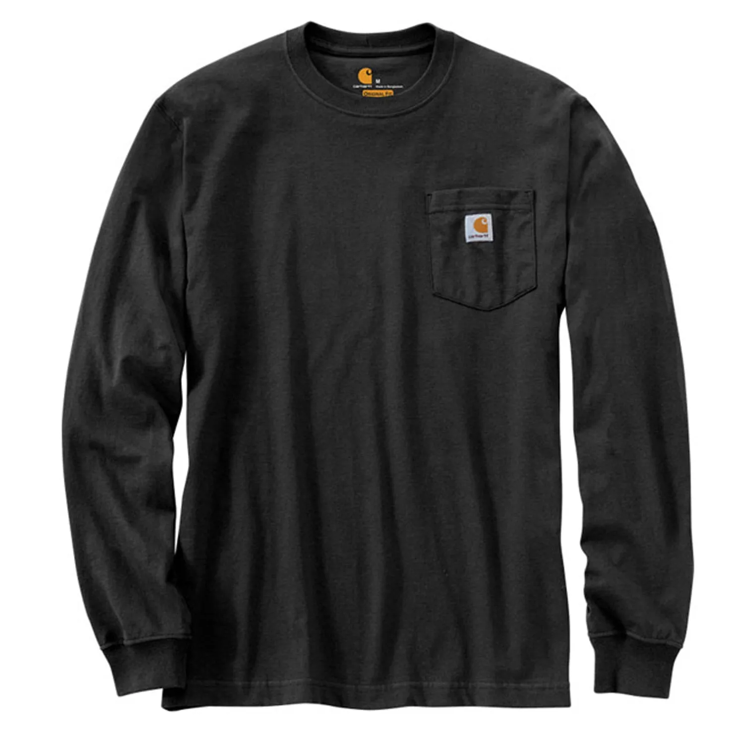 Carhartt Men's Long Sleeve Pocket T-Shirt_Black sold by Work World product image thumbnail 2