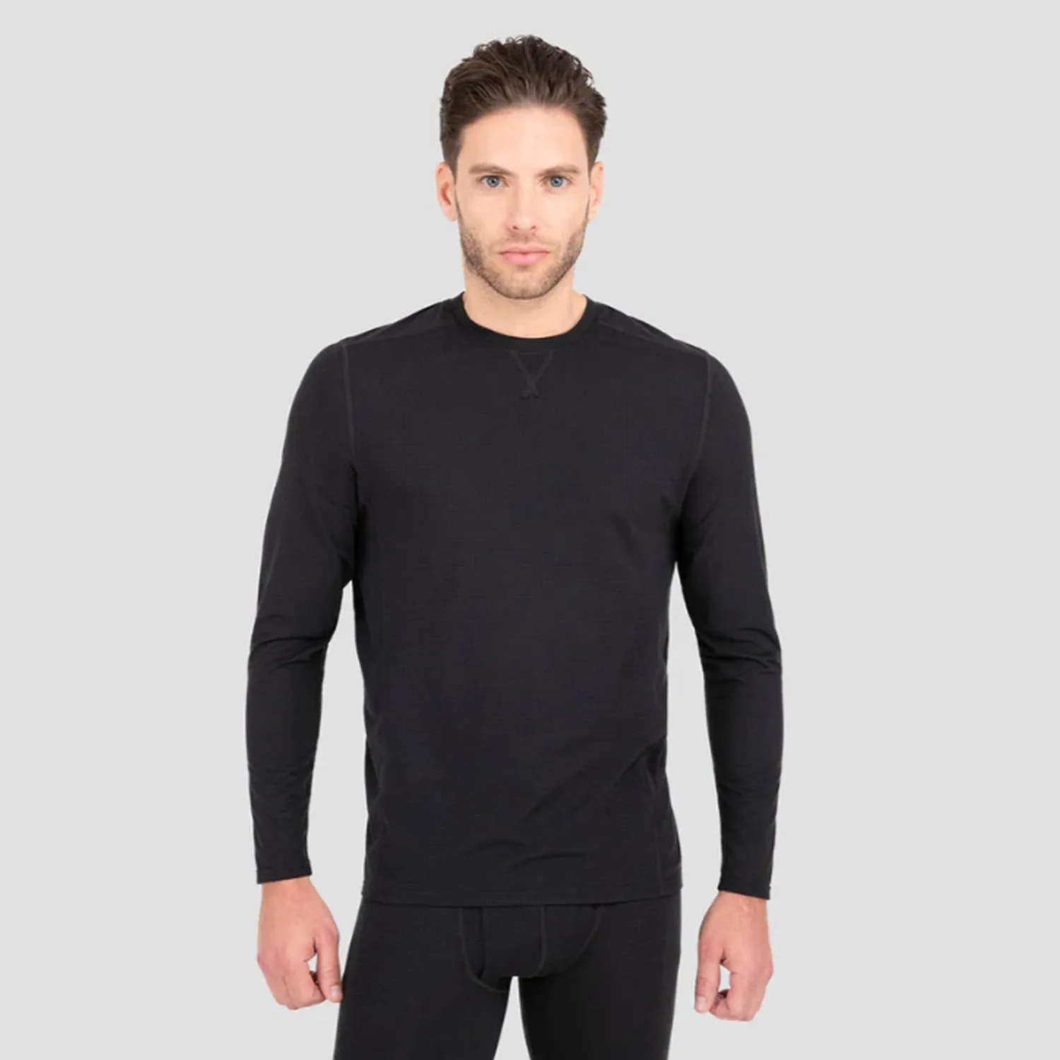 Terramar Men's Transport® Lightweight Performance Long Sleeve Crew Top sold by Work World