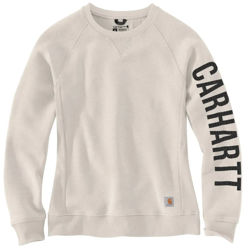 Carhartt Women's Crewneck Graphic Sweatshirt_Malt sold by Work World