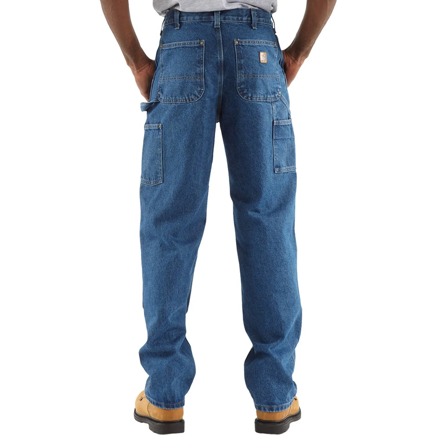 Carhartt Men's Loose Fit Double-Front Washed Logger Jean sold by Work World product image thumbnail 2