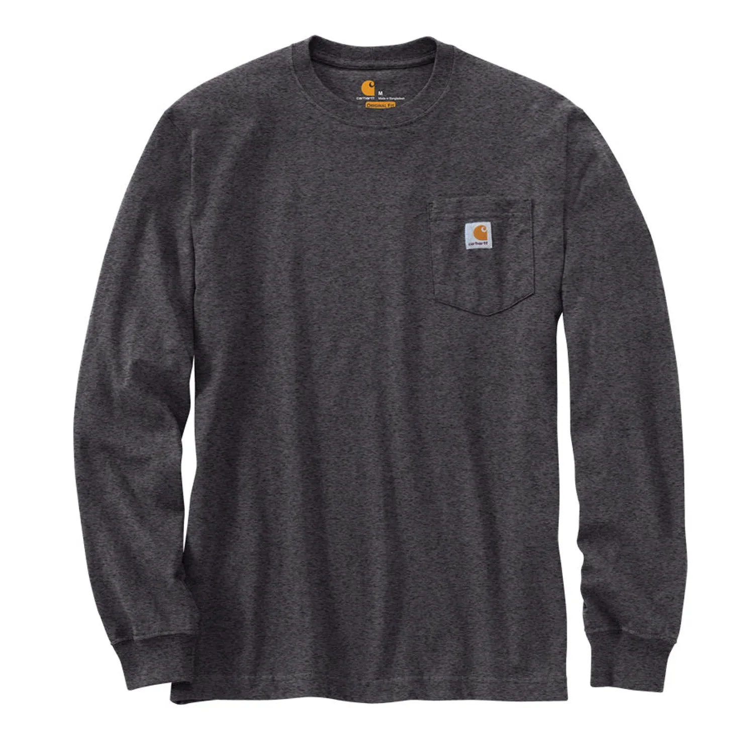 Carhartt Men's Long Sleeve Pocket T-Shirt_Carbon Heather sold by Work World product image thumbnail 2
