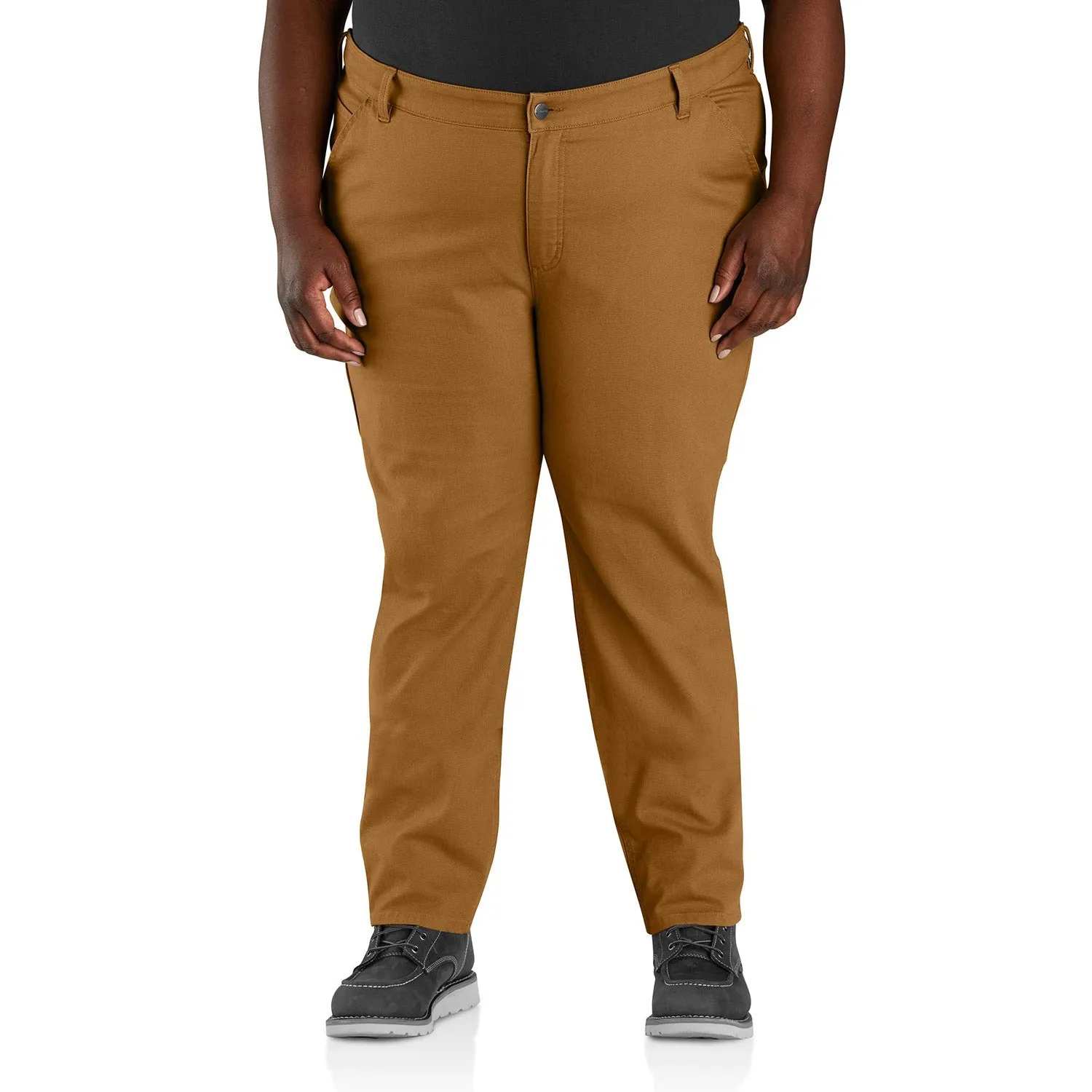 Carhartt Women's Rugged Flex® Relaxed Fit Canvas Work Pant_Carhartt Brown sold by Work World product image thumbnail 2