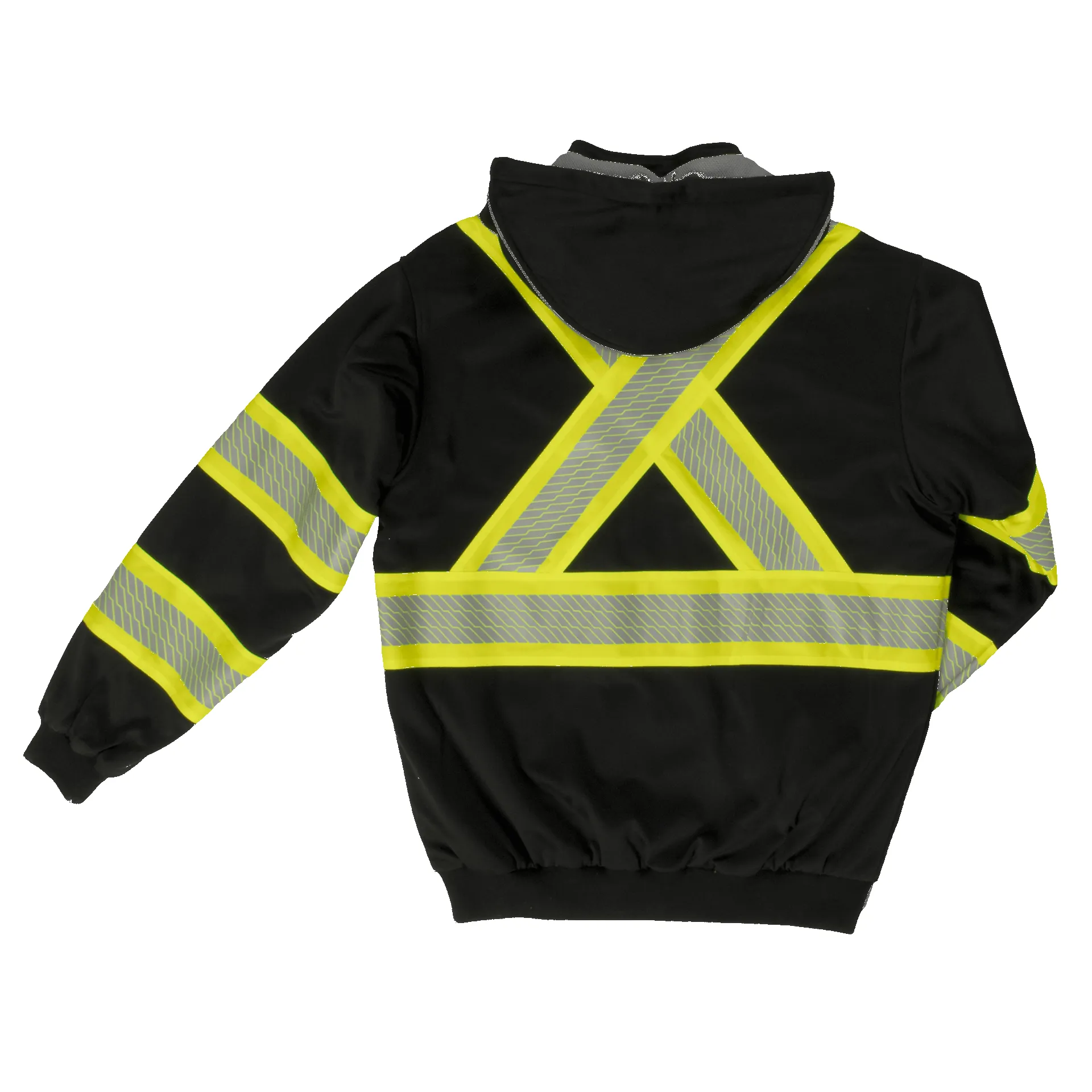 Tough Duck Men's Thermal Lined C1 Hi-Vis F-Zip Safety Hoodie sold by Work World product image thumbnail 2