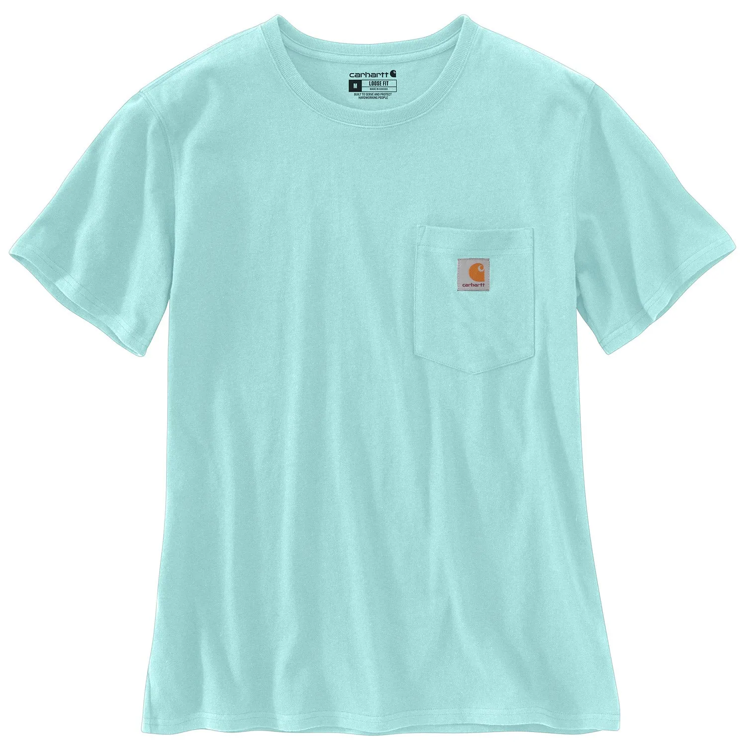 Carhartt Women's Short Sleeve Pocket T-Shirt_Pastel Turquoise sold by Work World product image thumbnail 2