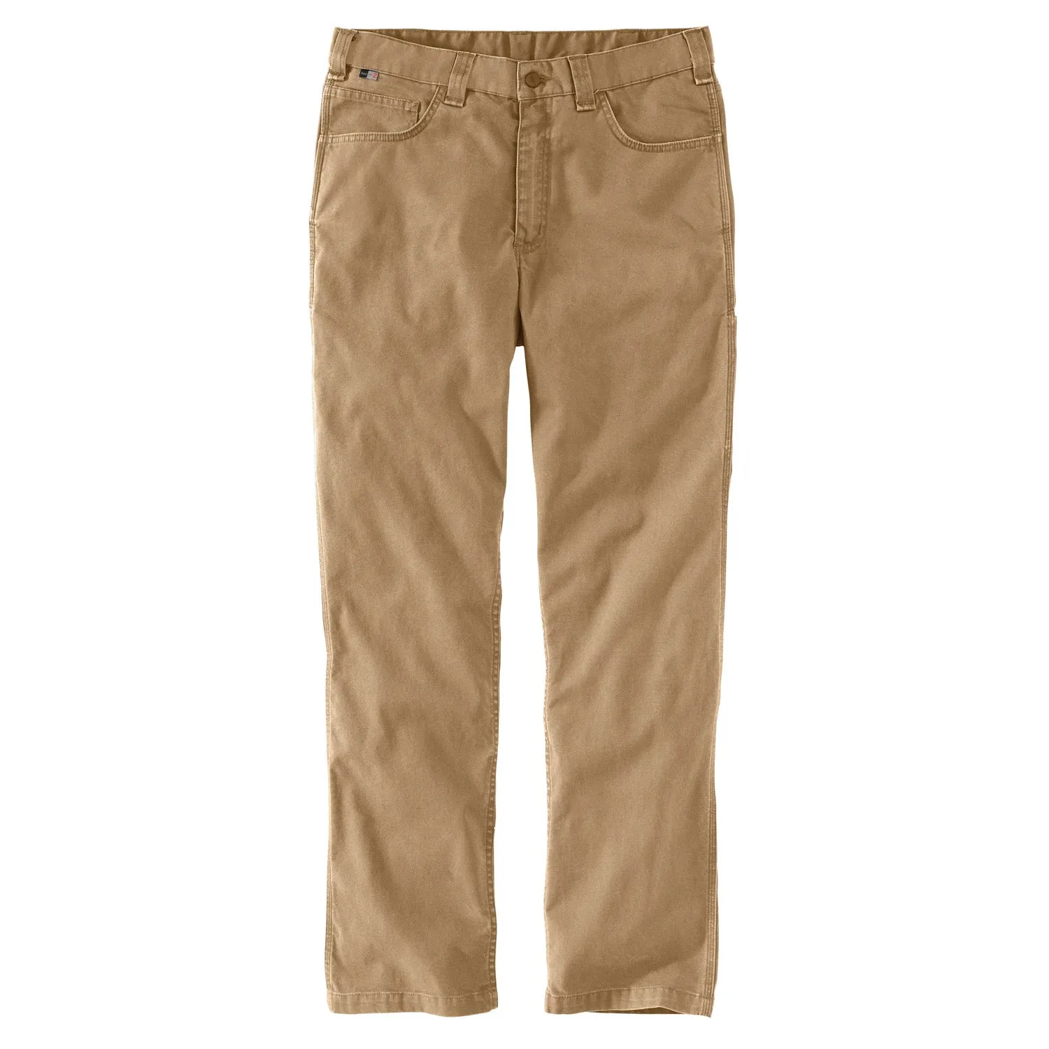 Carhartt Men's Flame Resistant Rugged Flex® Relaxed Fit Canvas Pant_Dark Khaki sold by Work World