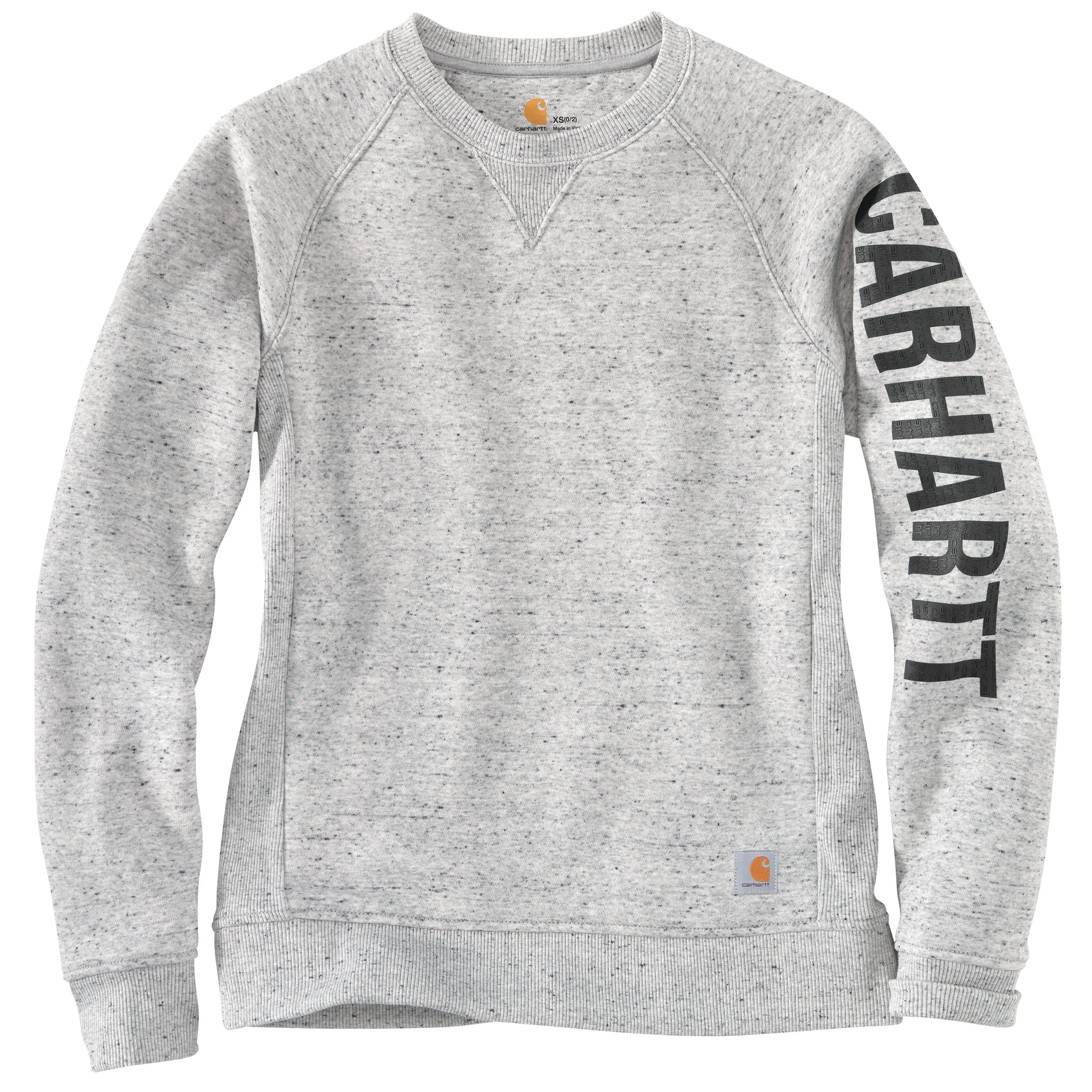 Carhartt Women's Crewneck Graphic Sweatshirt_Asphalt Heather Nep sold by Work World product image thumbnail 2