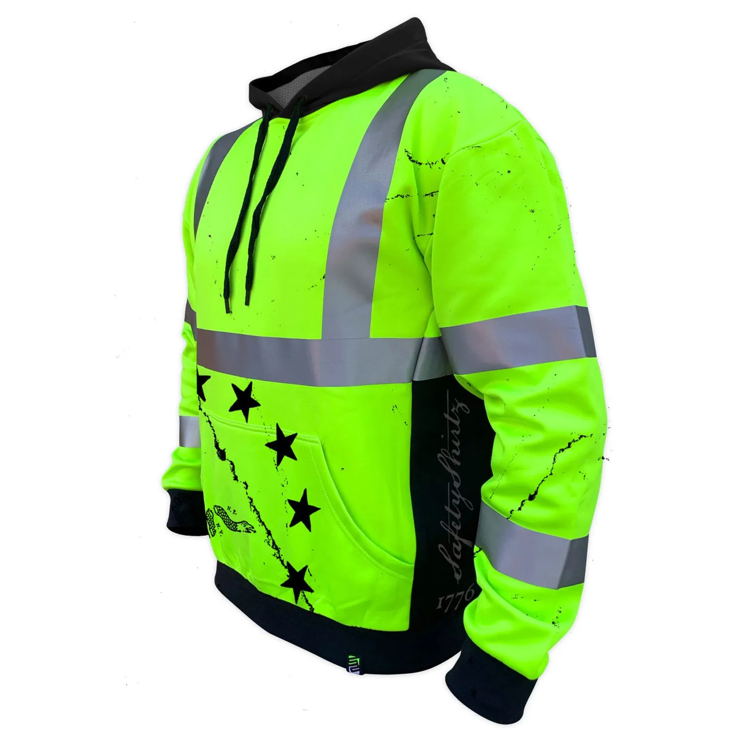 SafetyShirtz Men's SS360º 1776 Class 3 Hi-Vis Safety Hoodie sold by Work World