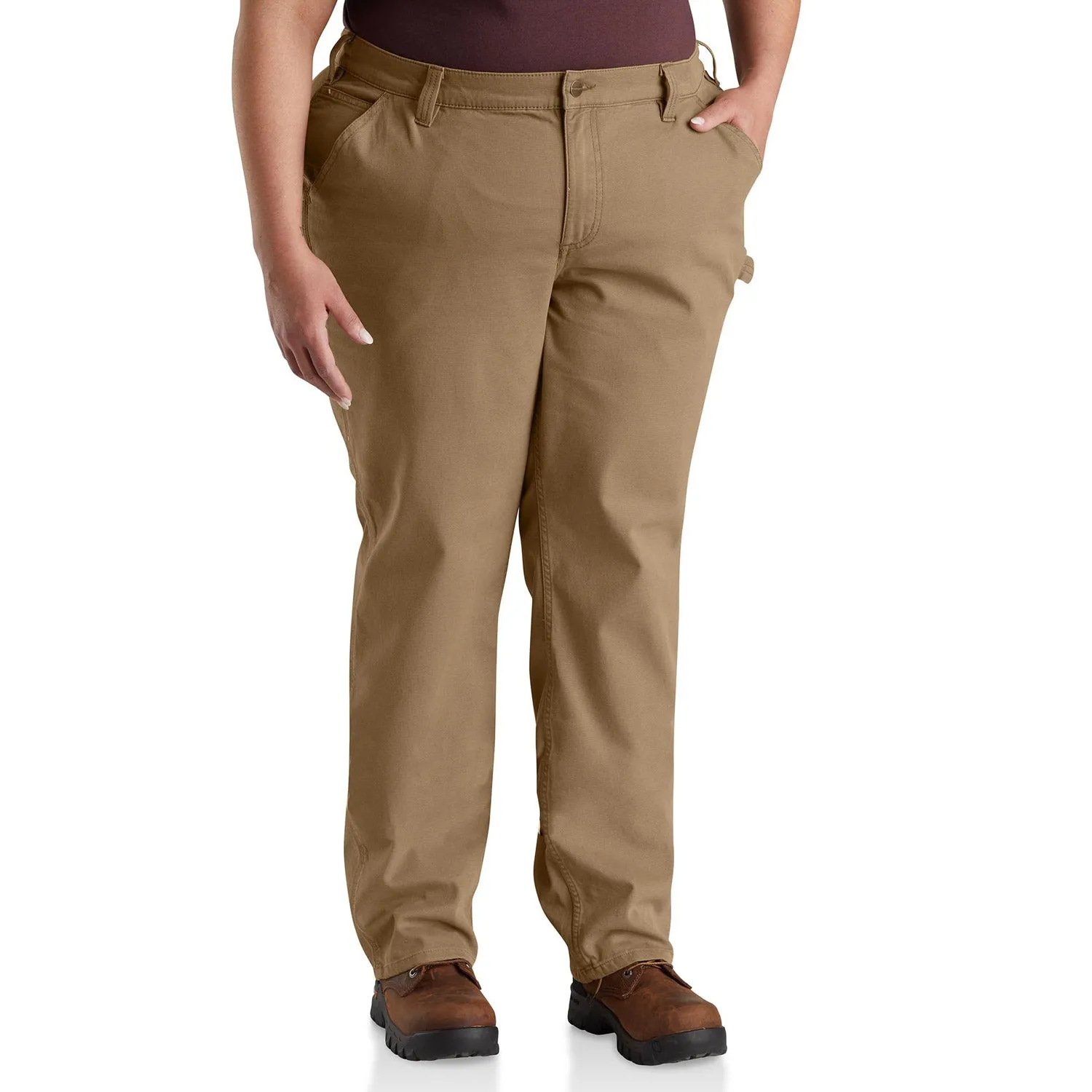 Carhartt Women's Rugged Flex® Loose Fit Crawford Pant_Yukon sold by Work World