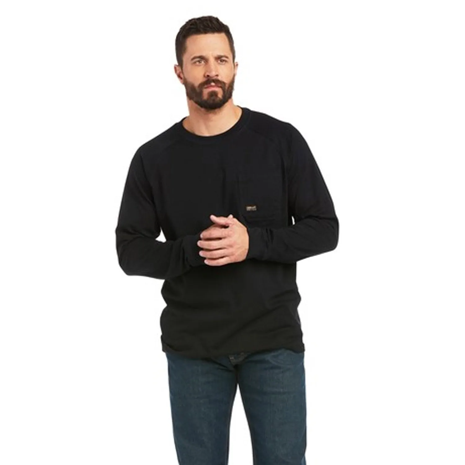 Ariat Rebar Cotton Strong Roughneck Graphic Long Sleeve T-Shirt sold by Work World product image thumbnail 3