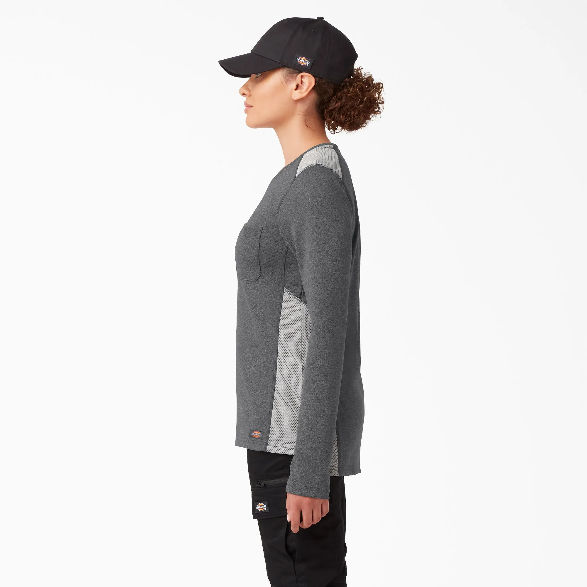 Dickies Women's Temp-IQ 365 Long Sleeve Pocket T-Shirt sold by Work World product image thumbnail 2