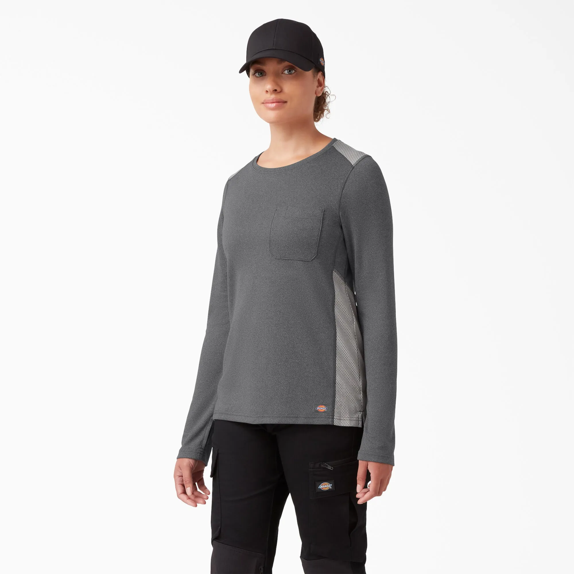 Dickies Women's Temp-IQ 365 Long Sleeve Pocket T-Shirt sold by Work World