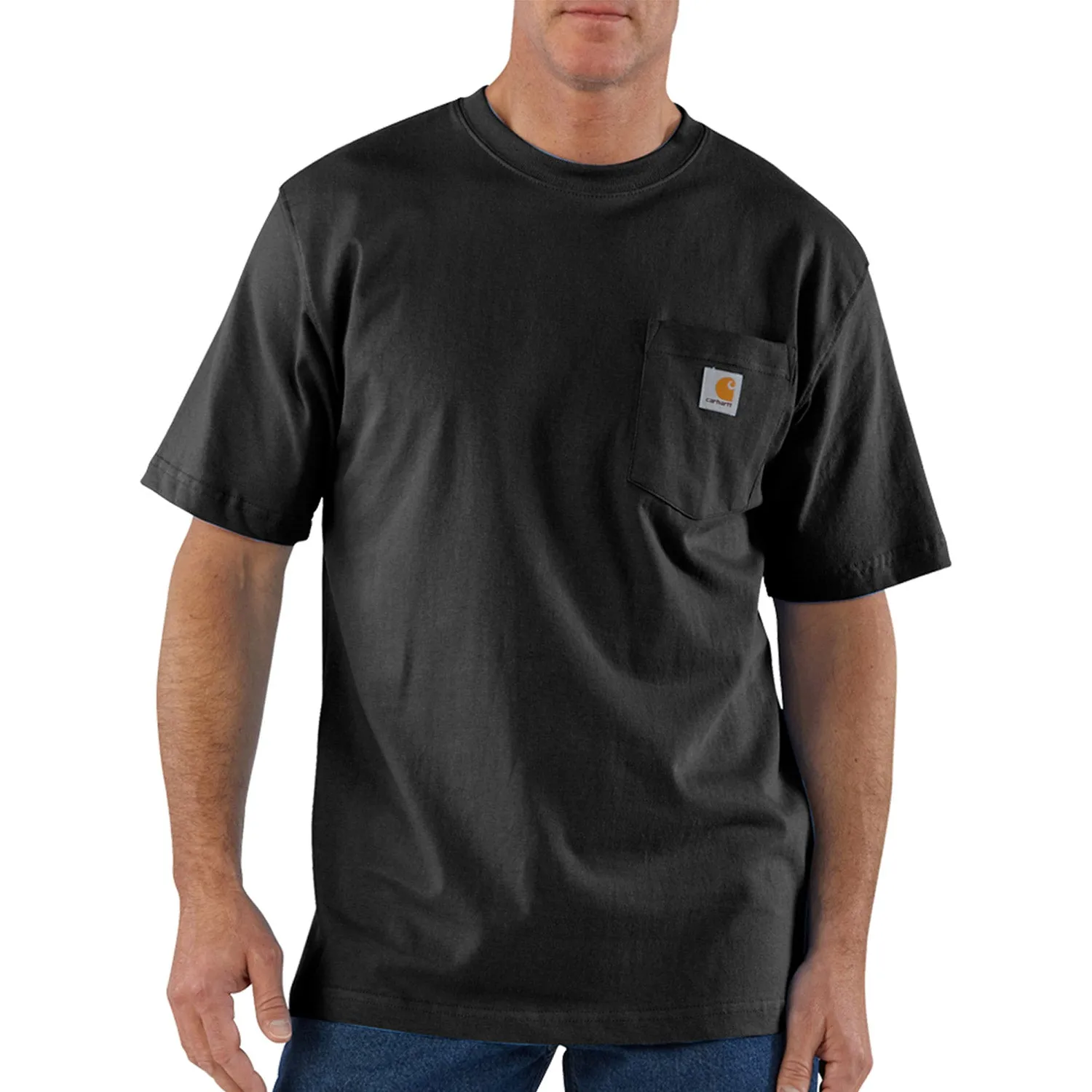 Carhartt Men's Short Sleeve Pocket T-Shirt_Black sold by Work World