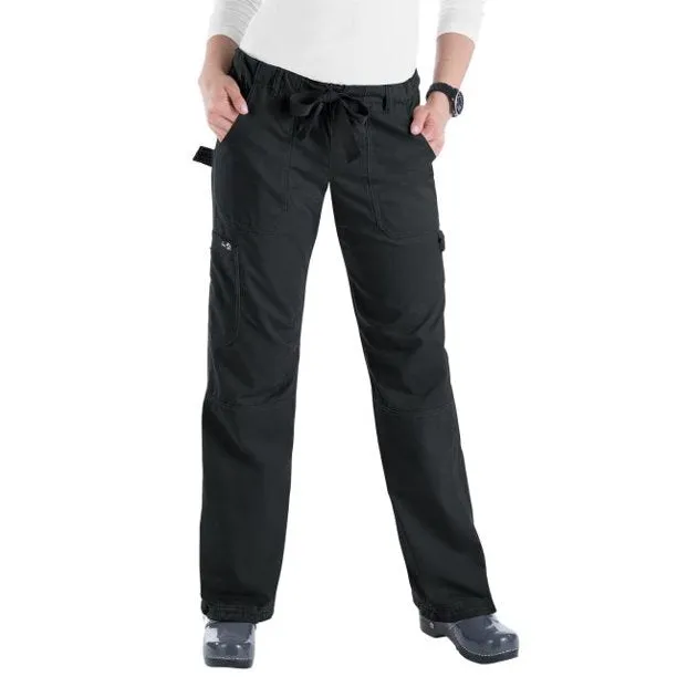 koi Women's Lindsey Drawstring Scrub Pant_Black sold by Work World