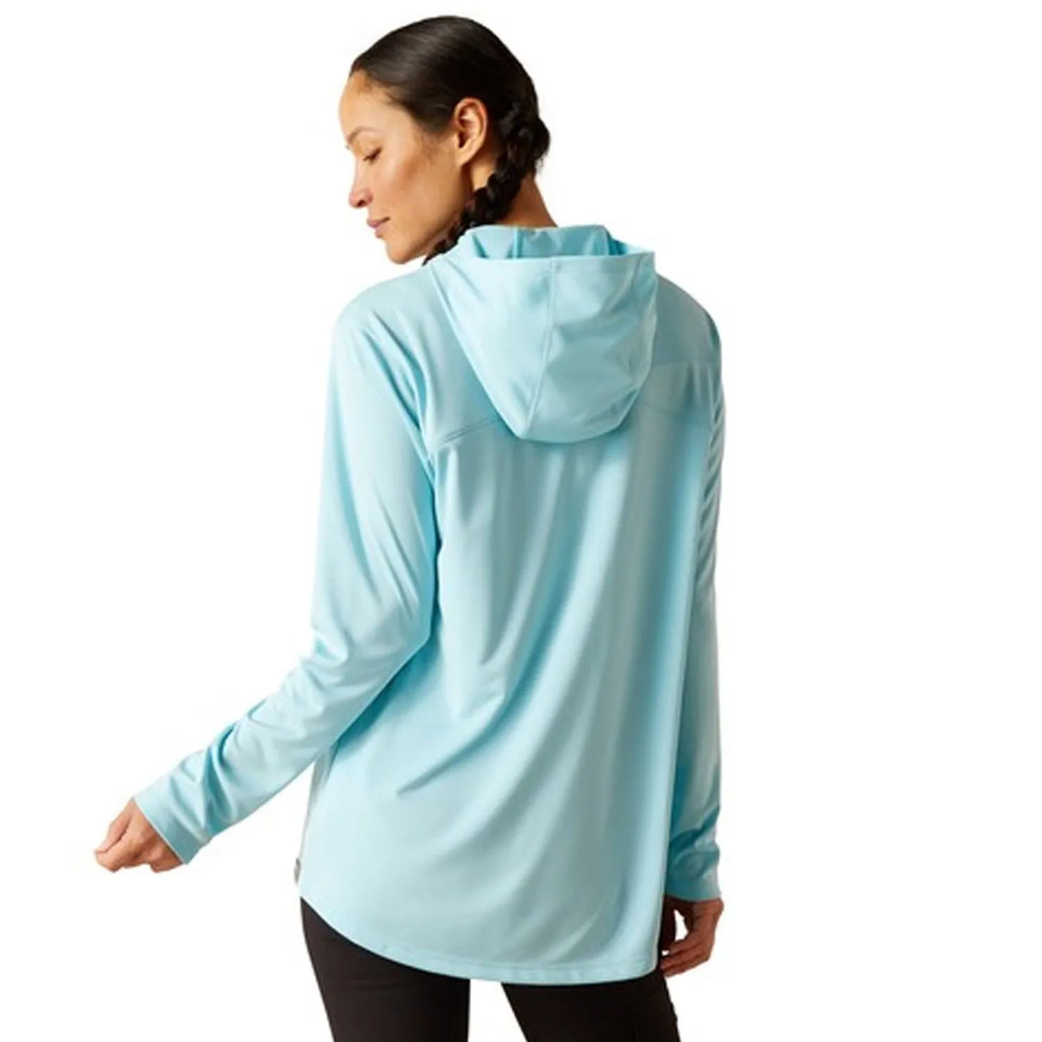 Ariat Women's Rebar Sunblocker Hooded Long Sleeve T-Shirt sold by Work World product image thumbnail 3