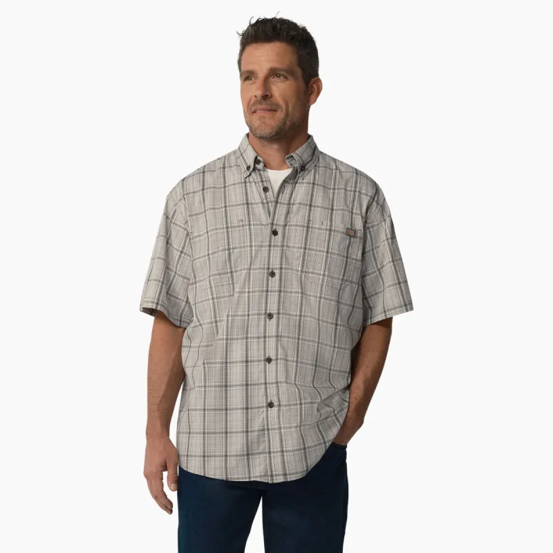 Dickies Men's FLEX Woven Short Sleeve Button-Down Shirt sold by Work World