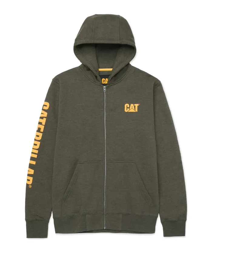 CAT Men's Full Zip Hooded Sweatshirt sold by Work World product image thumbnail 5