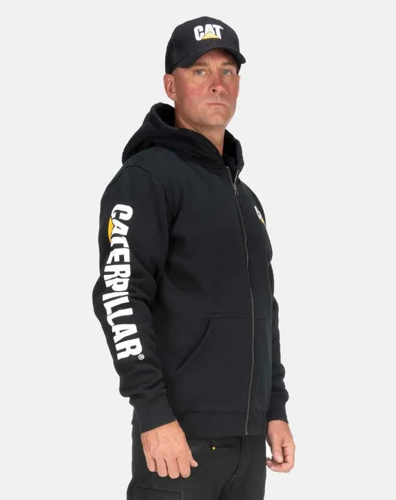 CAT Men's Full Zip Hooded Sweatshirt sold by Work World product image thumbnail 4