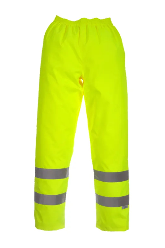 Viking Men's Professional® Journeyman Hi-Vis Class E Waterproof Trilobal Waist Pant sold by Work World