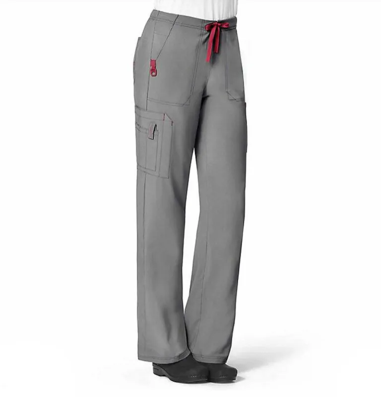 Carhartt Women's Force® Cross-Flex Utility Boot Cut Cargo Scrub Pant_Pewter sold by Work World