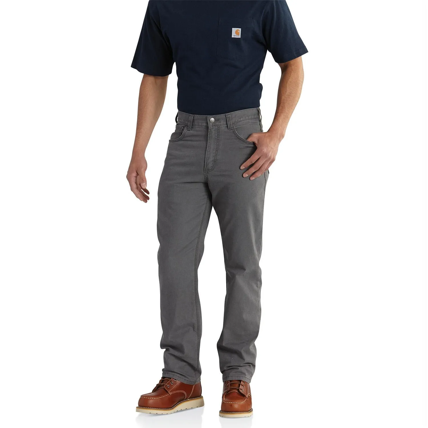 Carhartt Men's Rugged Flex® Rigby Five Pocket Pant_Gravel sold by Work World