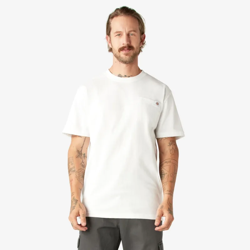 Dickies Men's Heavyweight Short Sleeve Pocket T-Shirt_White sold by Work World