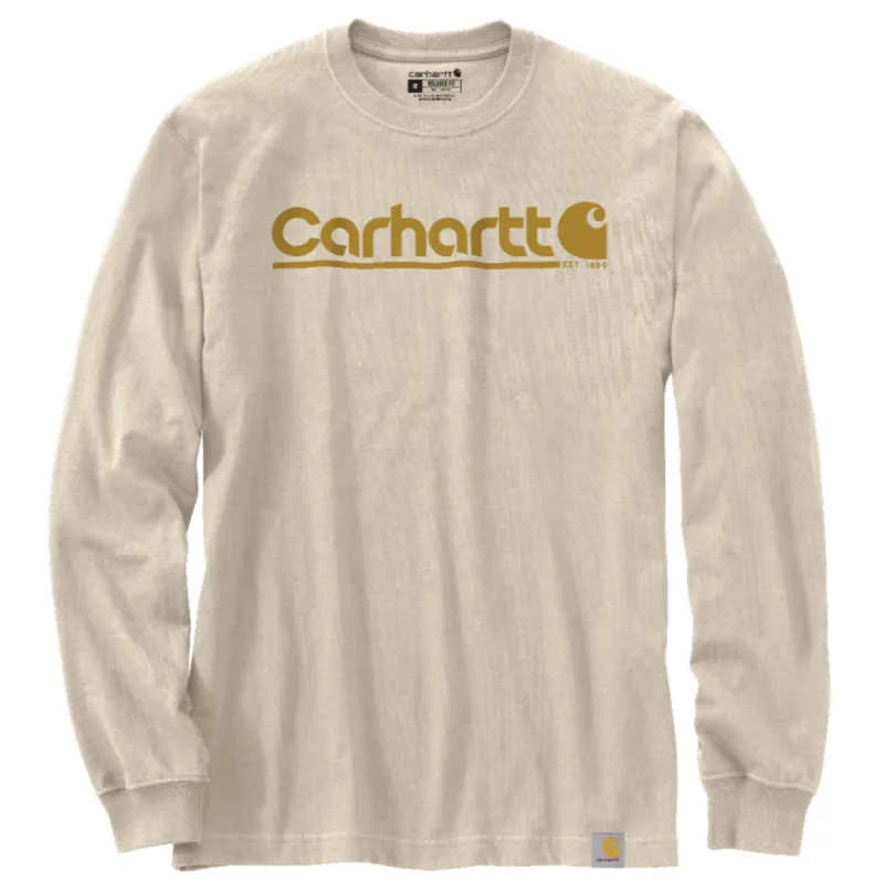Carhartt Men's Relaxed Fit Heavyweight Graphic Long Sleeve T-Shirt sold by Work World