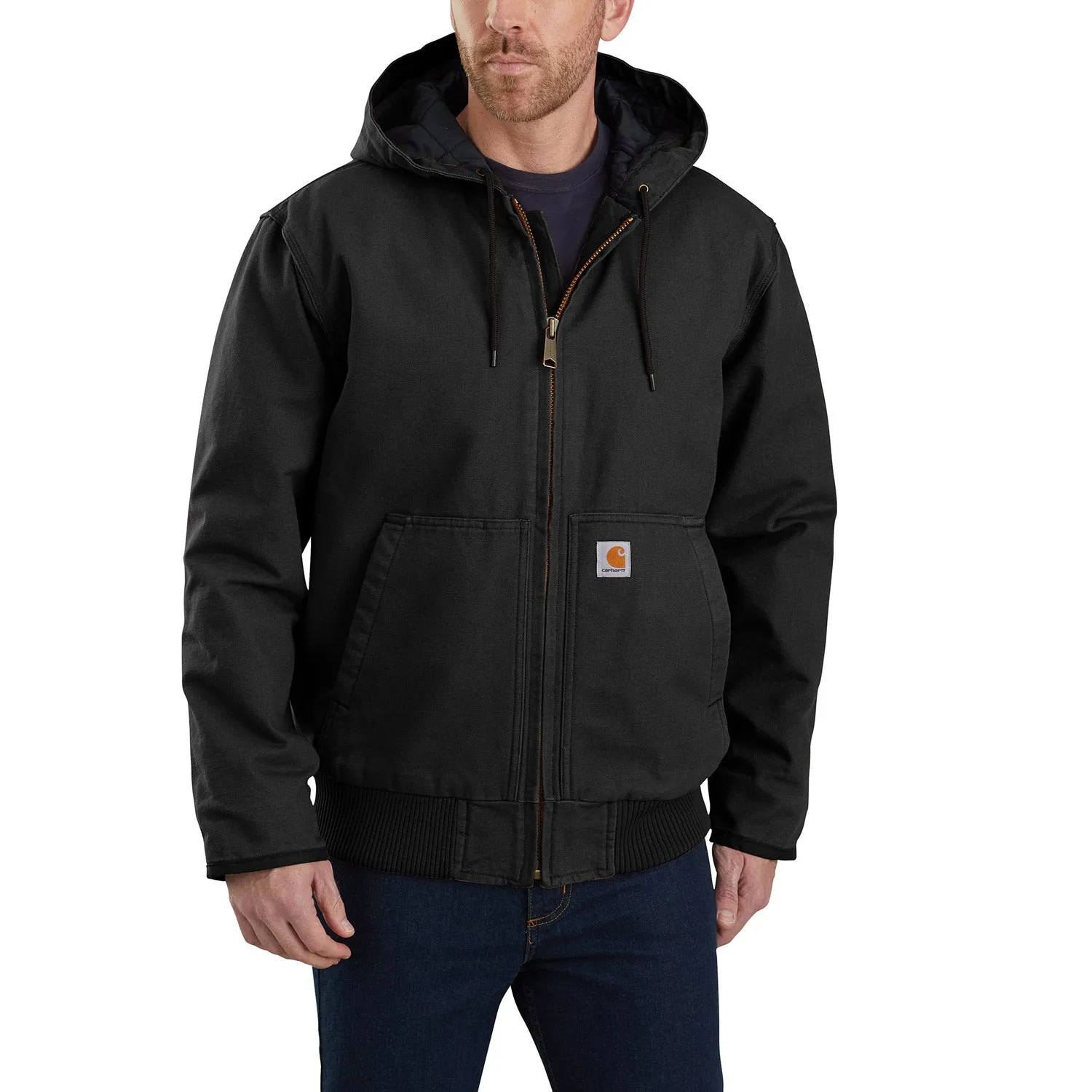 Carhartt Men's Loose Fit Washed Duck Insulated Active Jac-3 Jacket sold by Work World