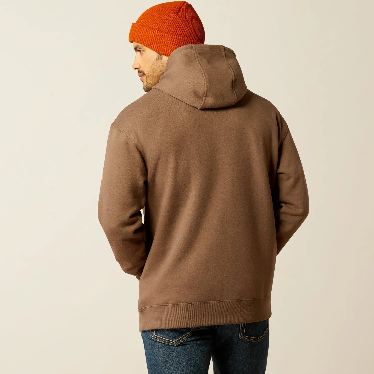 Ariat Men's Rebar Graphic Hooded Sweatshirt sold by Work World product image thumbnail 3