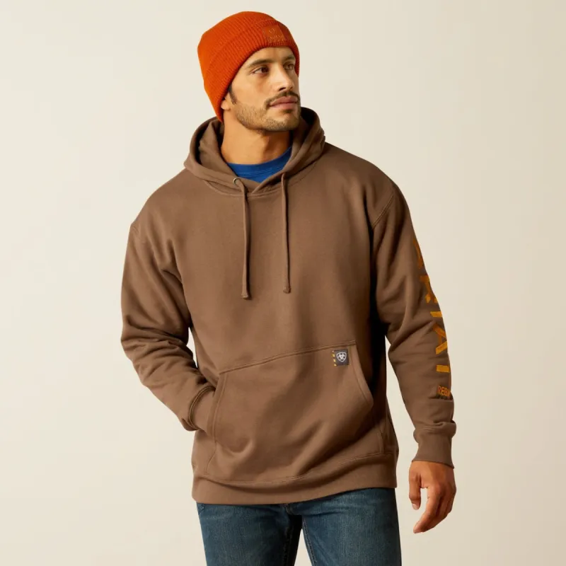 Ariat Men's Rebar Graphic Hooded Sweatshirt sold by Work World