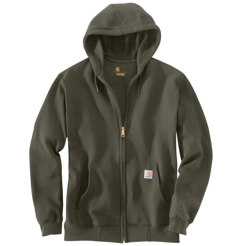 Carhartt Men's Midweight Zip Hooded Sweatshirt_Moss sold by Work World