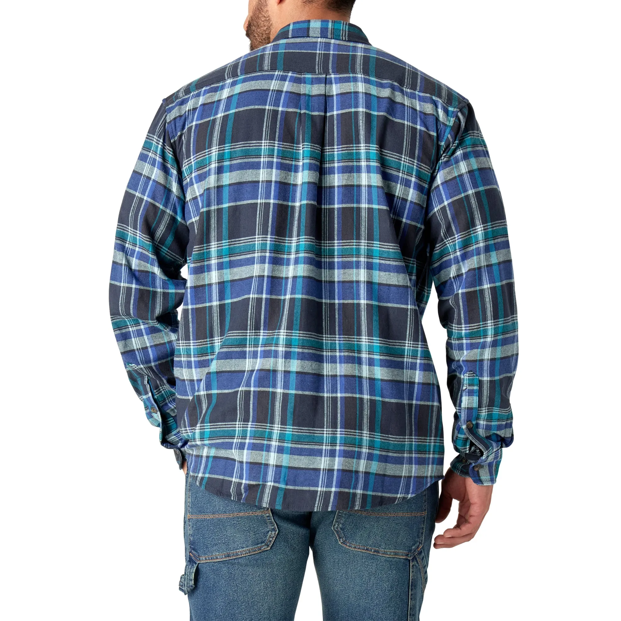 Dickies Men's Flex Long Sleeve Flannel Shirt sold by Work World product image thumbnail 4