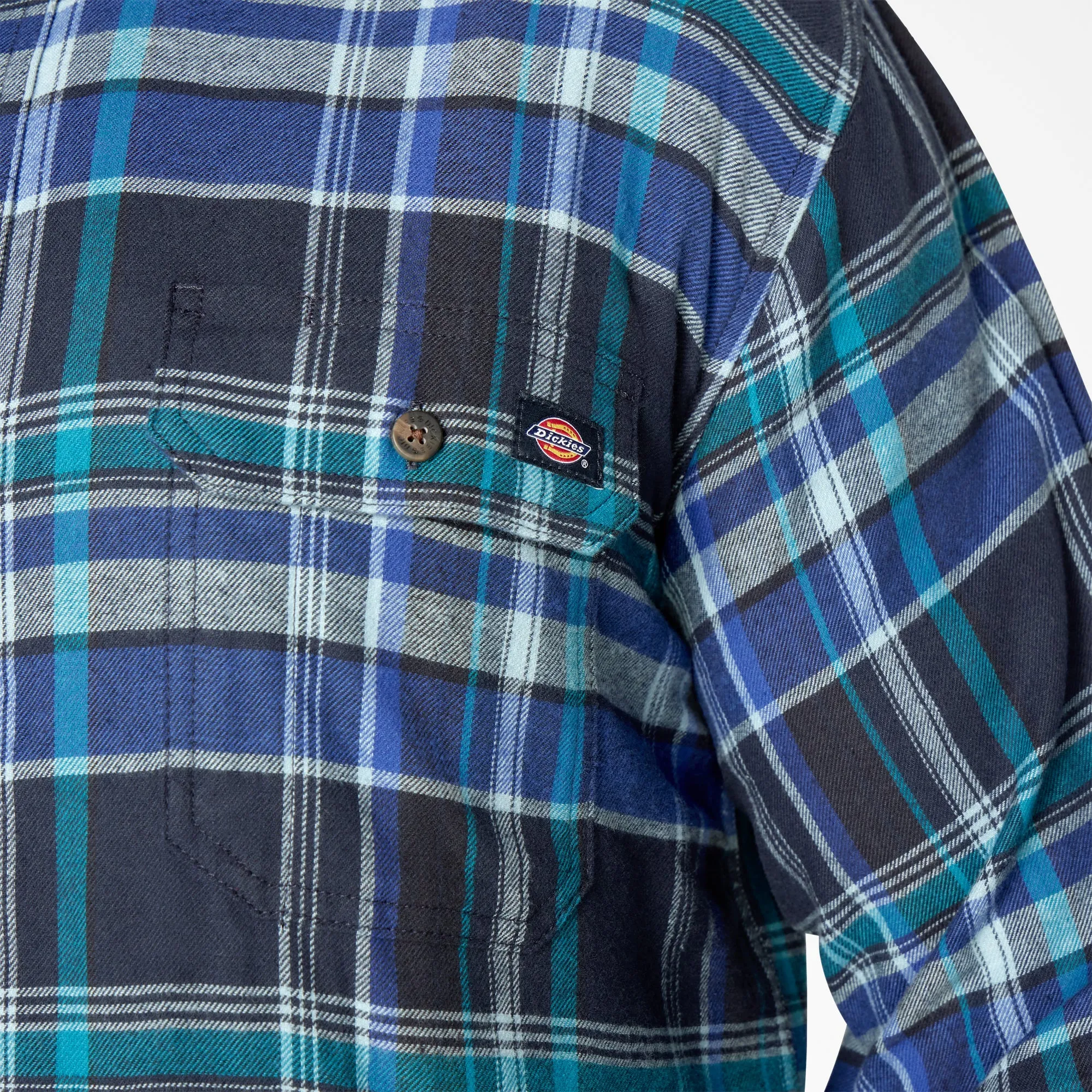 Dickies Men's Flex Long Sleeve Flannel Shirt sold by Work World product image thumbnail 3