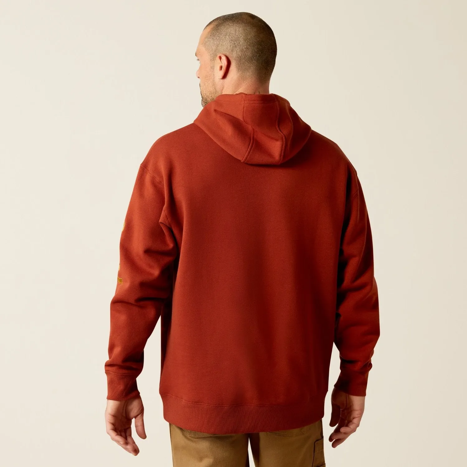 Ariat Men's Rebar Graphic Hooded Sweatshirt sold by Work World product image thumbnail 4