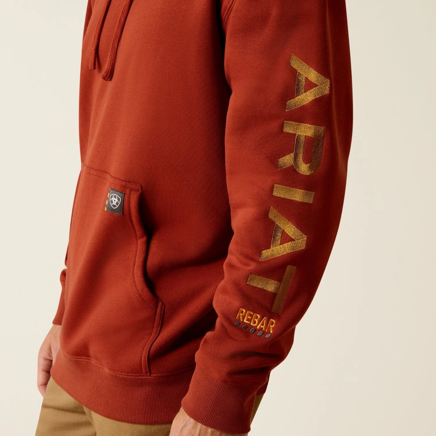 Ariat Men's Rebar Graphic Hooded Sweatshirt sold by Work World product image thumbnail 3