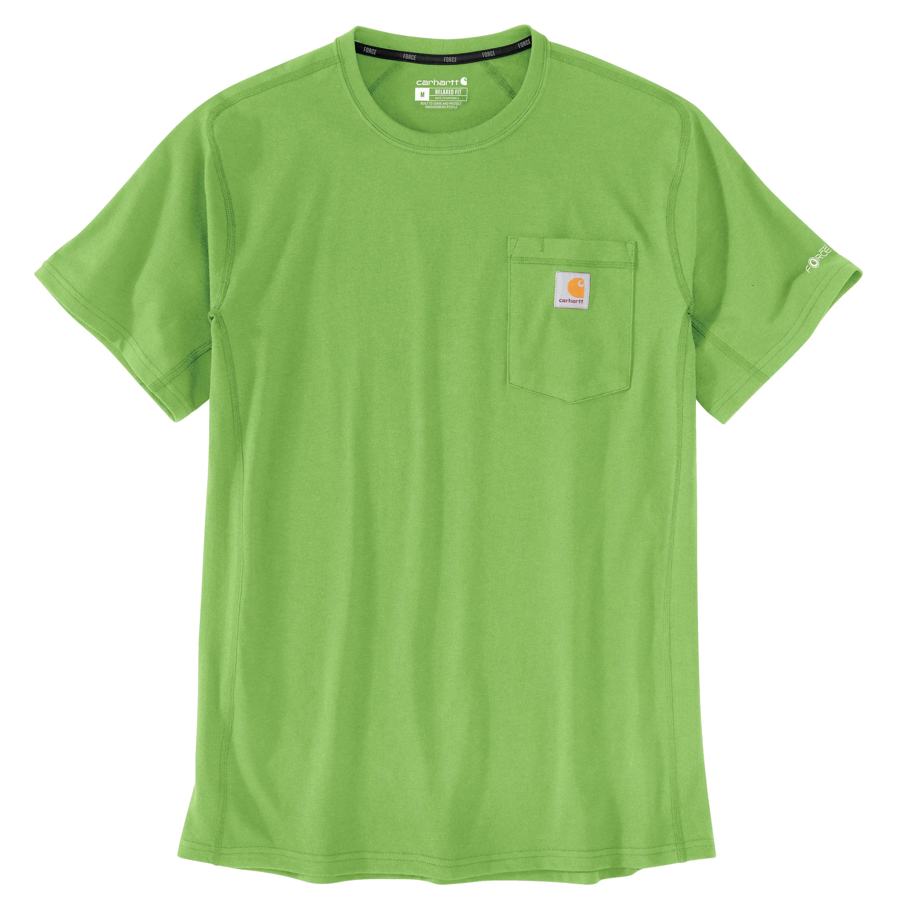 Carhartt Men's Force® Relaxed Fit Midweight Short Sleeve Pocket Tee_Bamboo sold by Work World