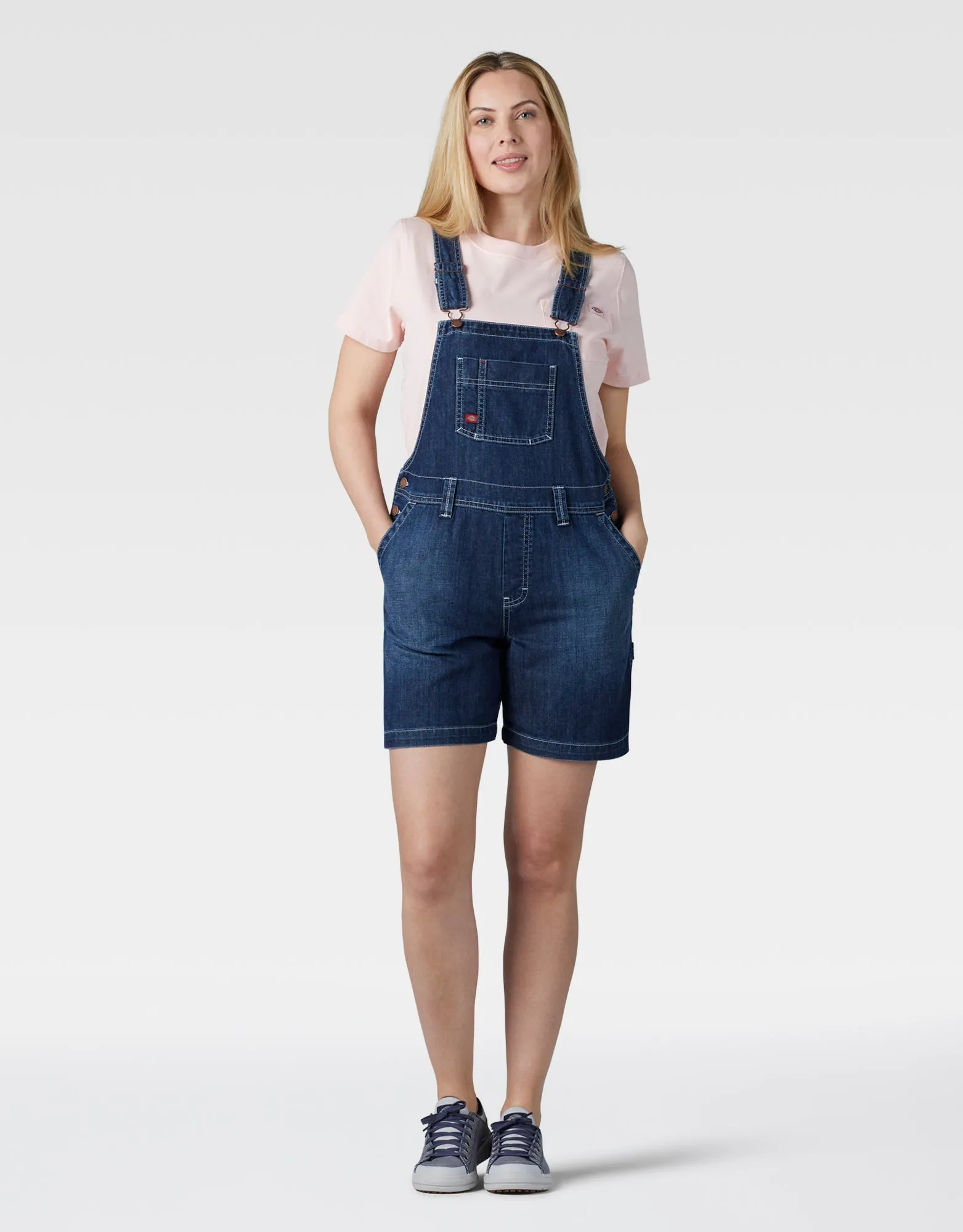 Dickies Women's Relaxed Fit Bib Shortall sold by Work World product image thumbnail 3