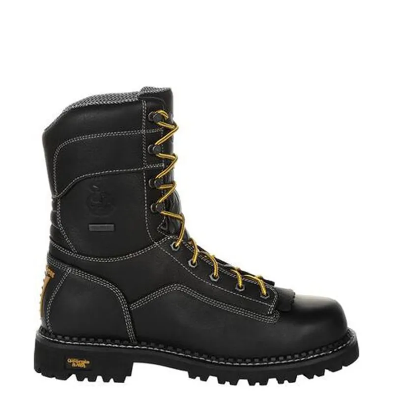 Georgia Boot Men's AMP LT 9" Waterproof EH Low Heel Comp Toe Logger Boot sold by Work World