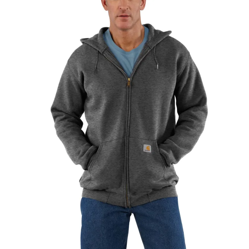 Carhartt Men's Midweight Zip Hooded Sweatshirt_Carbon Heather sold by Work World