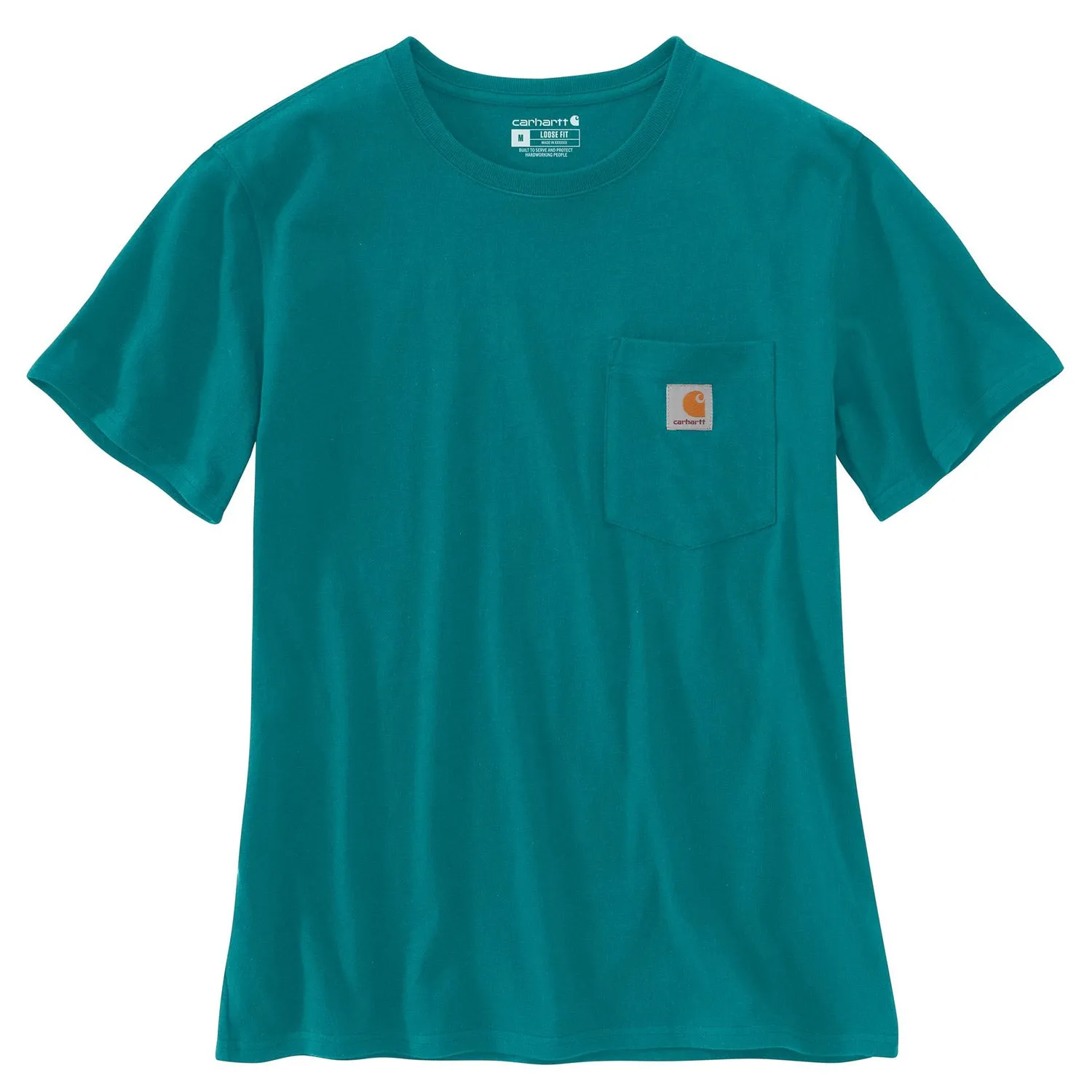 Carhartt Women's Pocket Short Sleeve T-Shirt_Shaded Spruce sold by Work World product image thumbnail 3