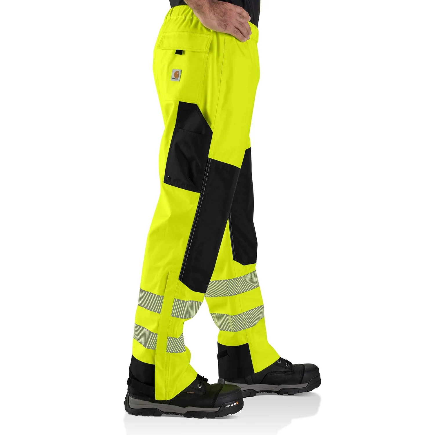 Carhartt Men's Storm Defender Class E Waterproof Hi-Vis Double-Front Pant sold by Work World product image thumbnail 2