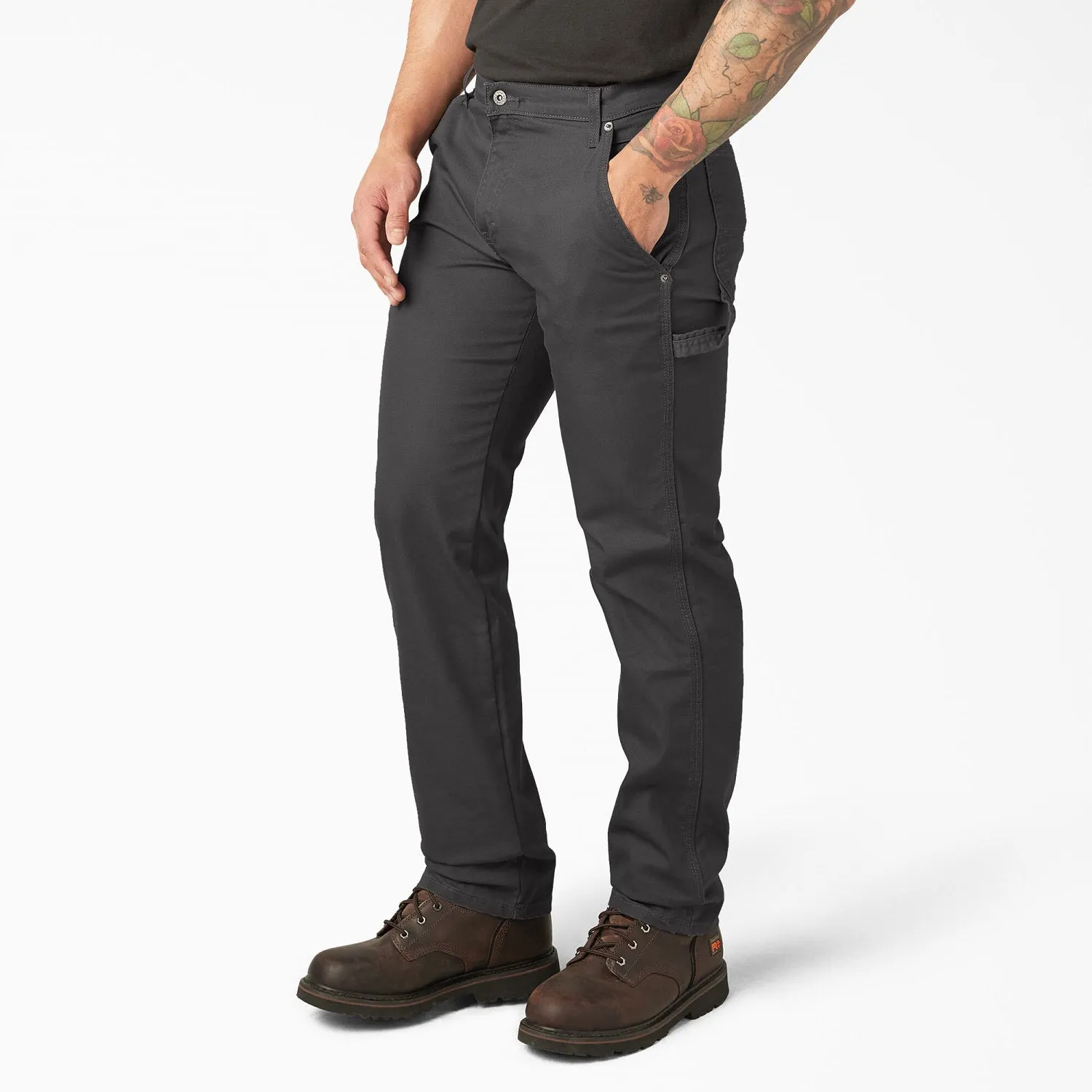 Dickies Men's FLEX Regular Fit Duck Carpenter Pant_Stonewashed Slate sold by Work World product image thumbnail 2